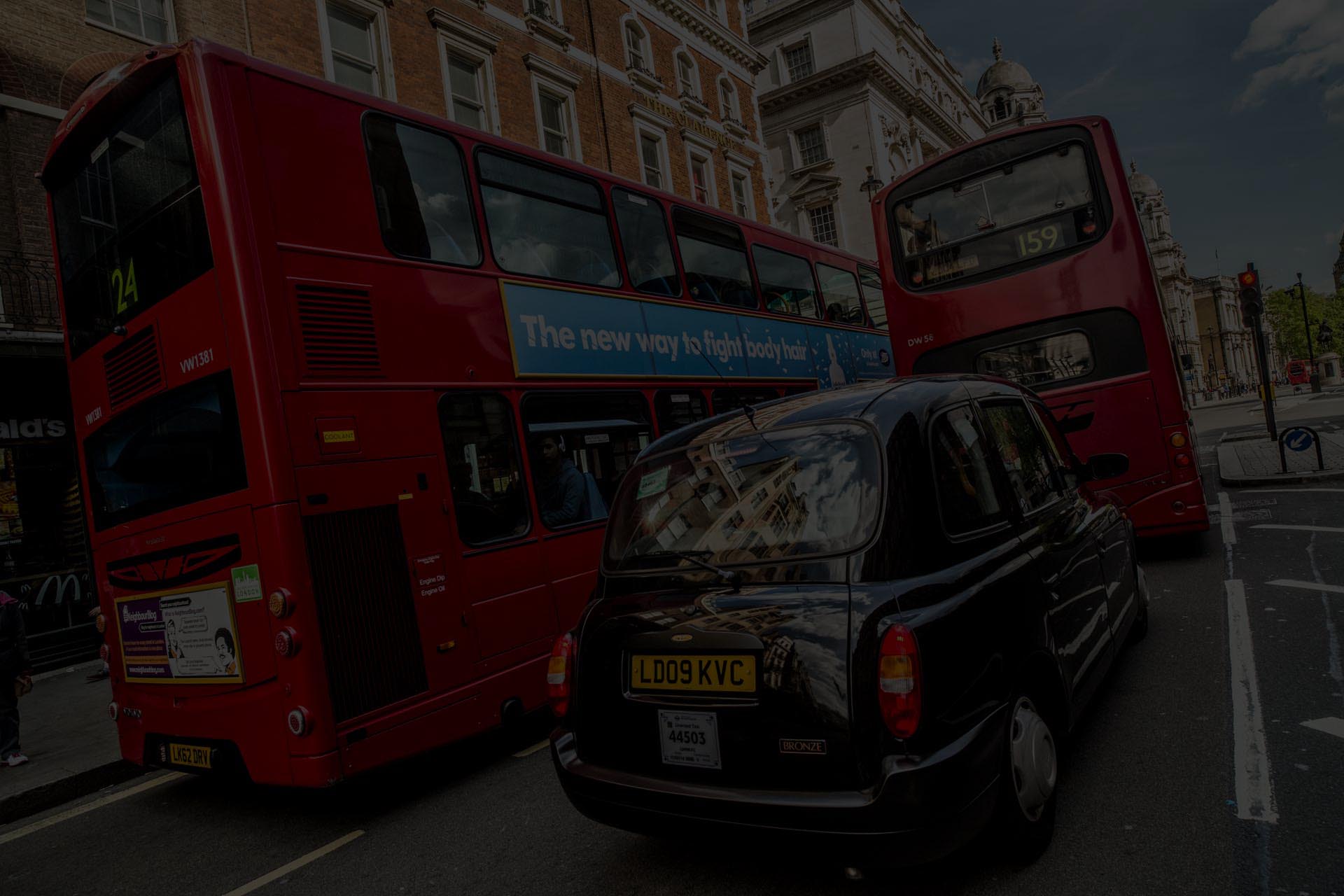 roter Bus London Doppeldecker